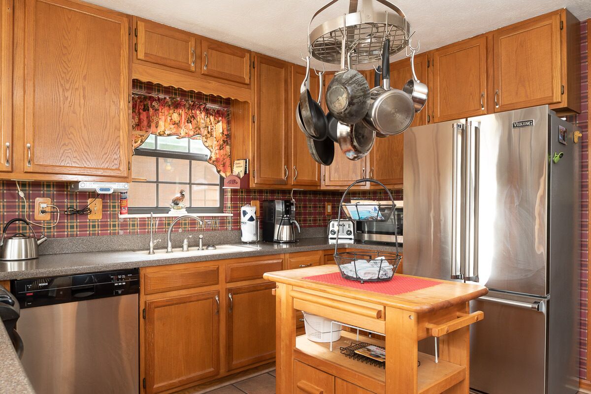 Lake House with Mountain Views