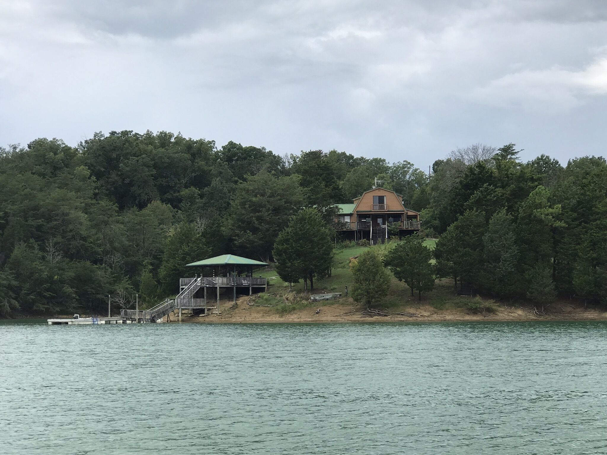 Lake House with Mountain Views