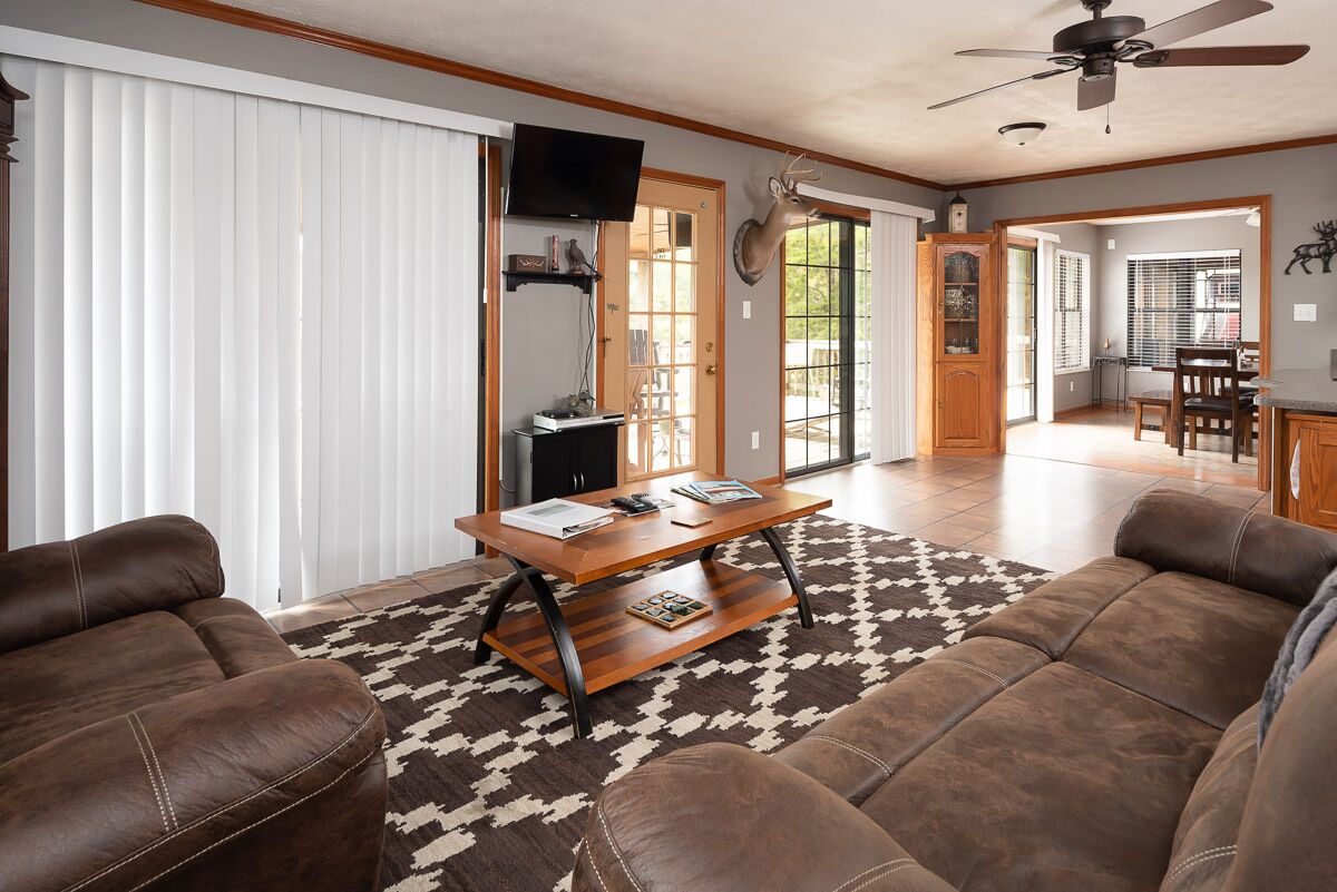 Lake House with Mountain Views