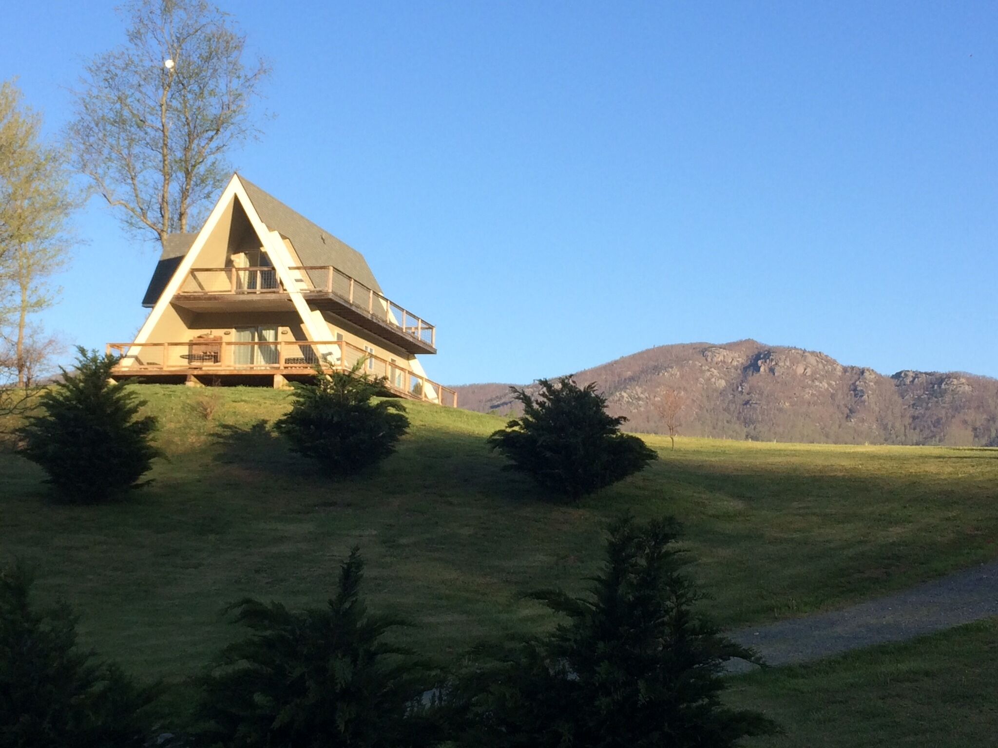 Etlan A-frame With  Front View Of Old Rag Mountain.