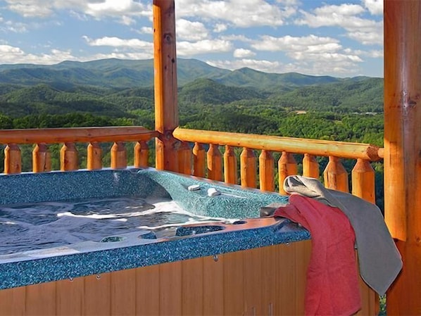 Idromassaggio all'aperto