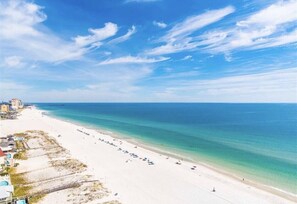 On the beach, sun loungers - Wake Up To The Waves-Stunning 3 Bed, 3 Bath Condo (Gulf Shores)