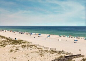 On the beach, sun loungers - Wake Up To The Waves-Stunning 3 Bed, 3 Bath Condo (Gulf Shores)