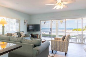 Smart TV, DVD player, books