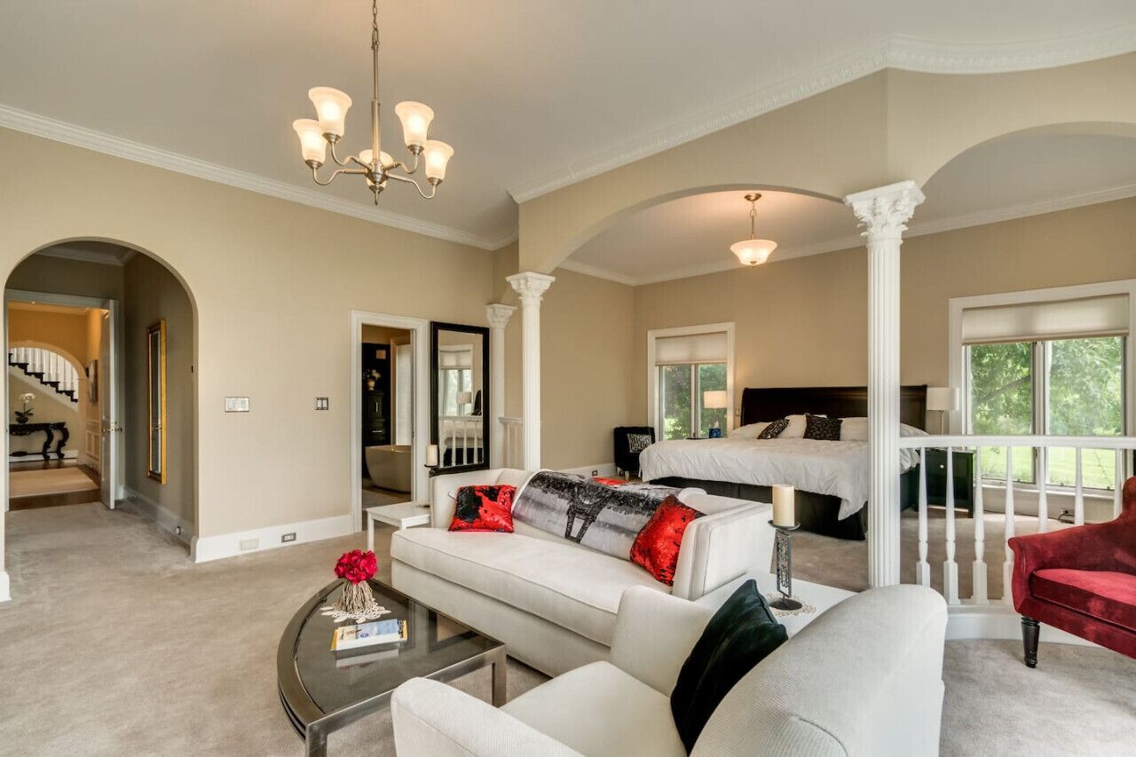 Smart TV, fireplace, video games, toys