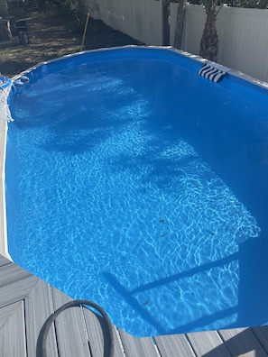 Piscine extérieure, piscine chauffée