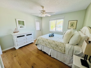 2 bedrooms, iron/ironing board, travel crib, WiFi
