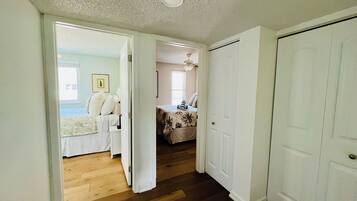 2 bedrooms, iron/ironing board, travel crib, WiFi
