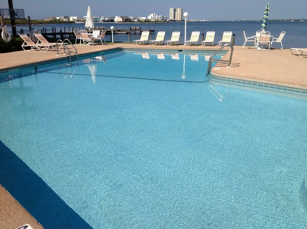 Indoor pool, outdoor pool