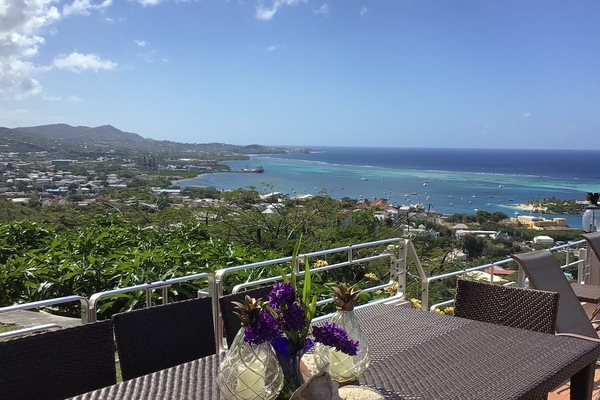 patio with view