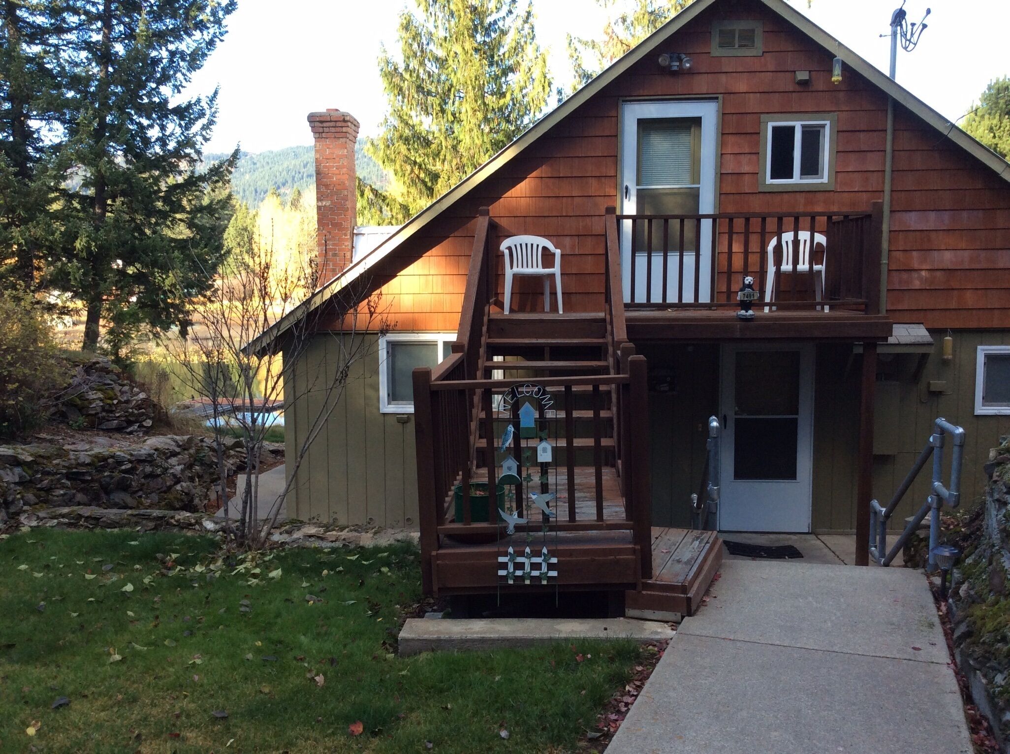 Summer on the lake, Silverwood Theme Park nearby