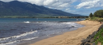 Steps from the Beach in North Kihei, AC in Bedroom & Living Room