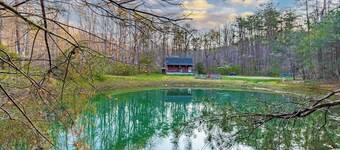 Escape to The Red Barn! Private Retreat on 8 acres w/Firepit & Stocked Pond!