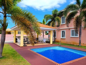 Outdoor pool - CASA BORINQUEN VACATION RENTAL (Aguadilla)