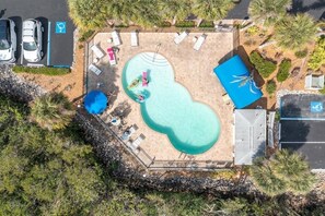 Outdoor pool, a heated pool - Anna Maria Island-Beautiful 3/3 Pool Townhome - Our Island Beaches are Calling! (Holmes Beach)