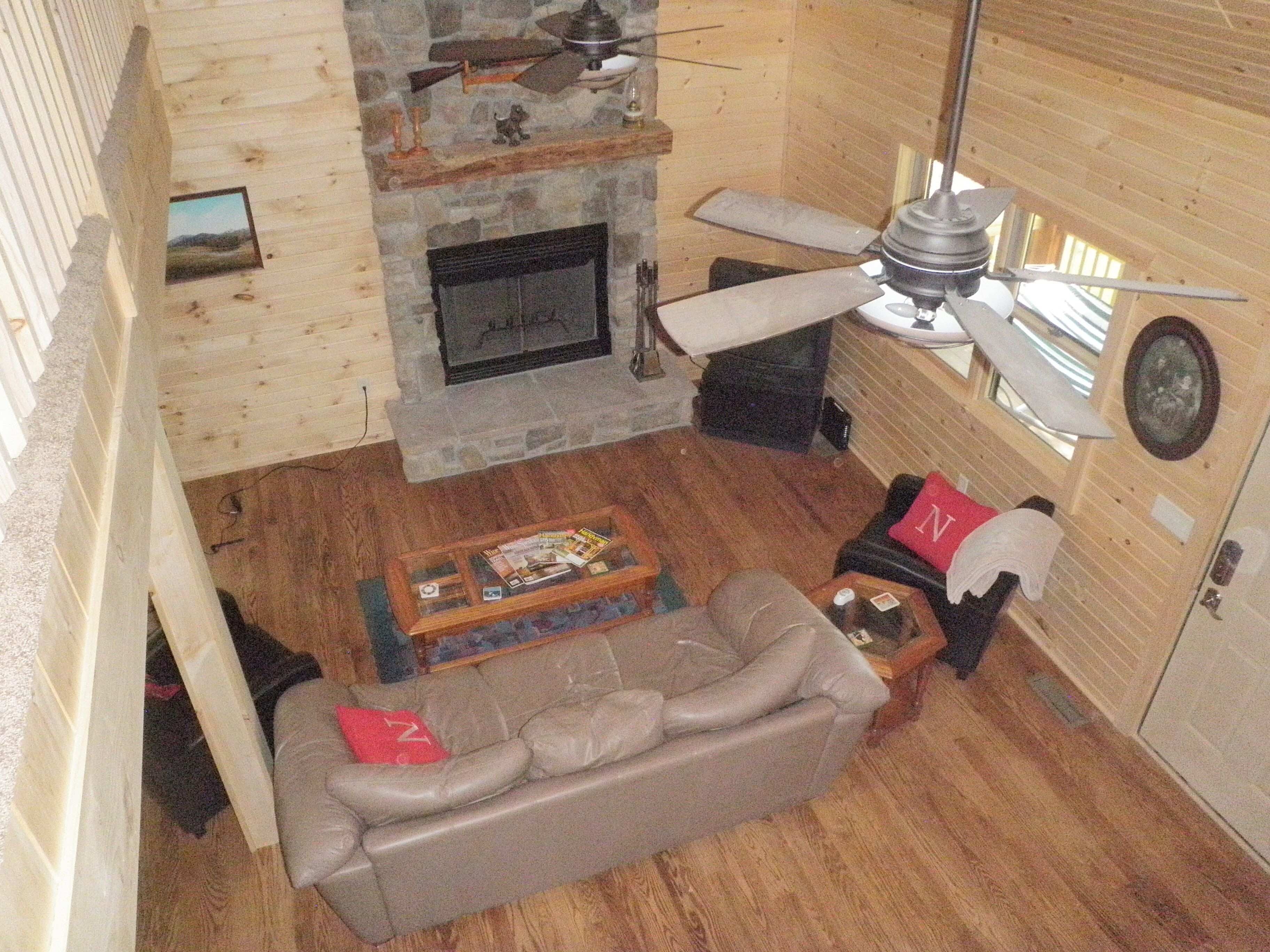 Winter weather is on the way! Close to skiing..  And a warm fire afterwards!