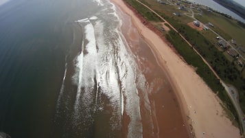 En la playa