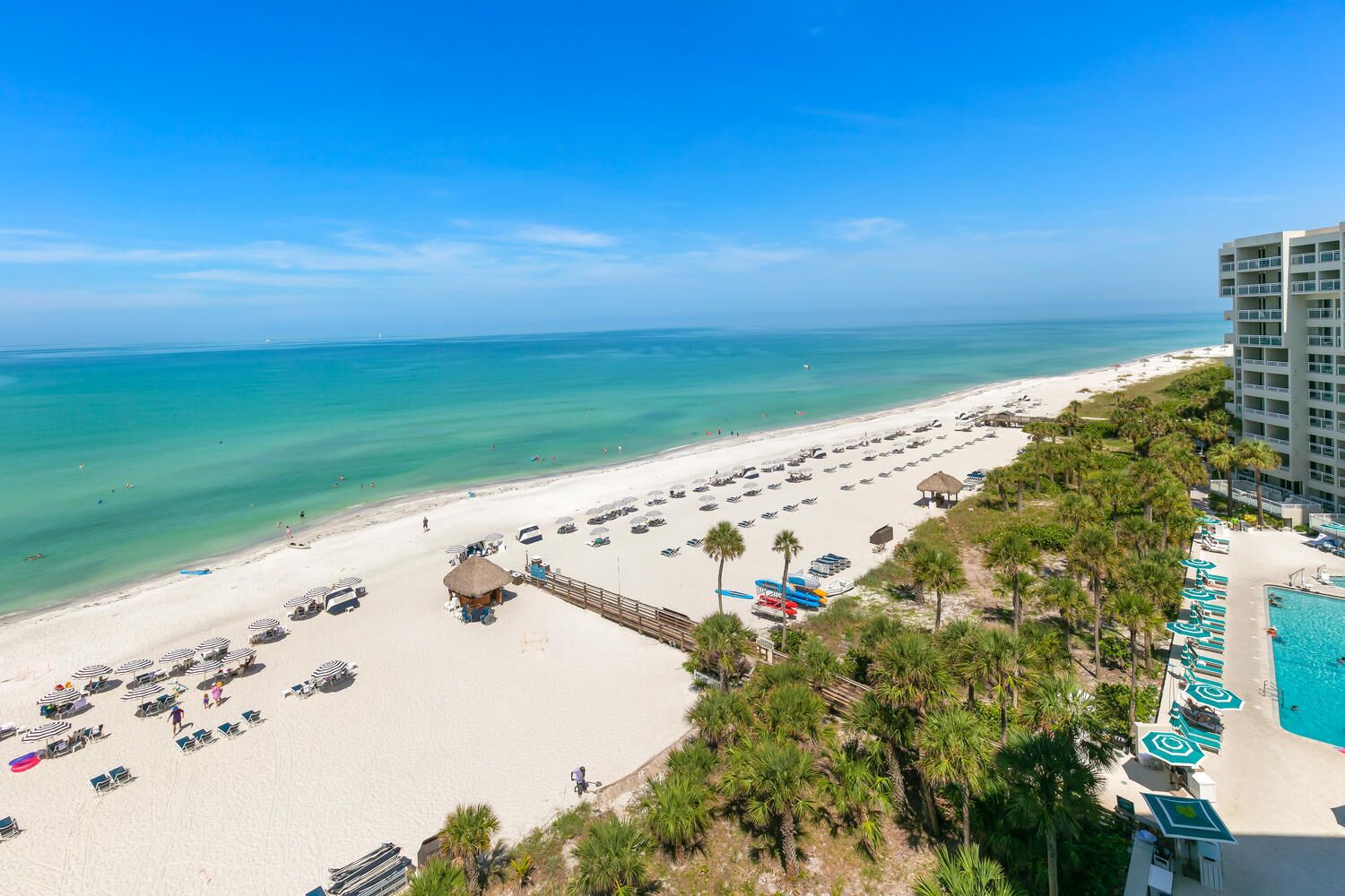 On the beach