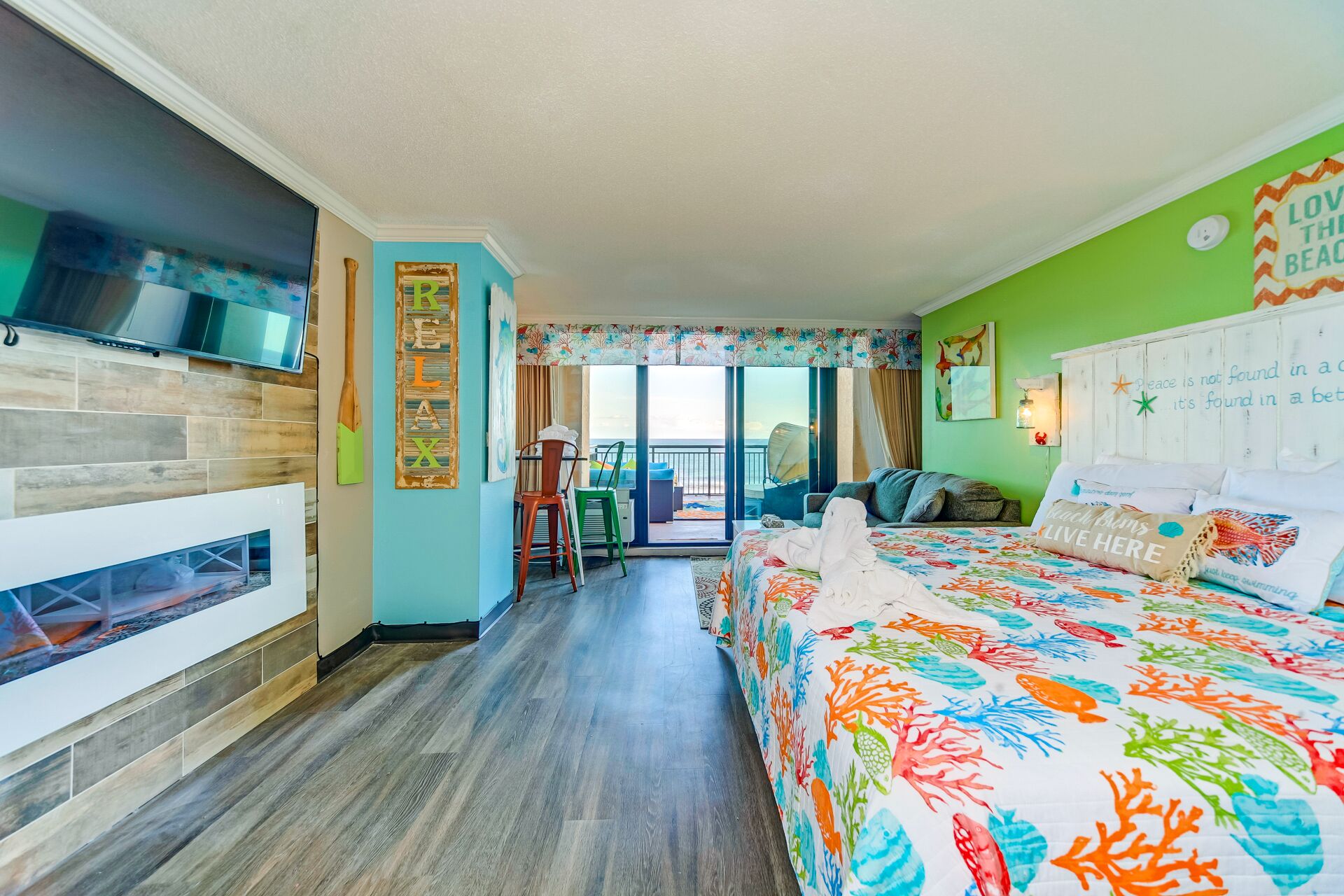 SWING!/CARIBBEAN IN MYRTLE/ INDOOR/OUTDOOR LIVING/300SQT TERRACE/KING/FIREPLACE