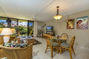 Smart TV, foosball, table tennis, books