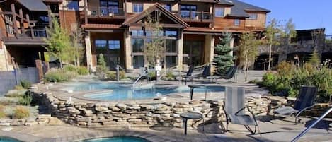 Indoor pool, a heated pool