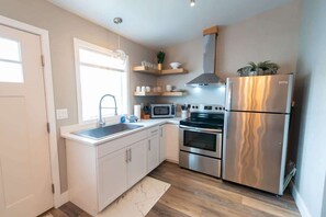 Fridge, microwave, oven, stovetop - Downtown Hideaway • Walk to Coffee, Bars & Dining (Palmer)