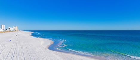 Accommodatie ligt op het strand