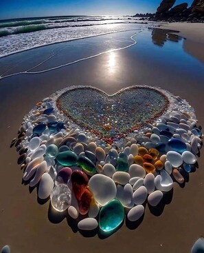 On the beach
