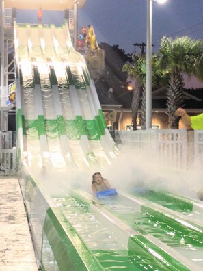 Indoor pool, a heated pool