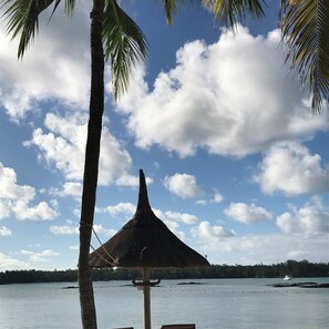 Sun loungers, beach towels