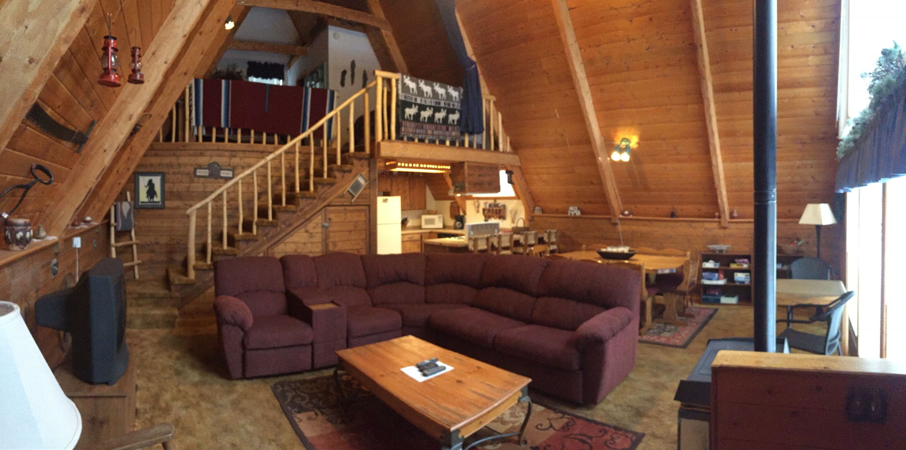 Center of Town A-Frame Stones-throw from River and Ski Lift