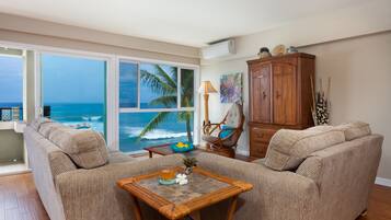 Smart TV, reproductor de DVD, libros y biblioteca musical