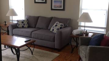 TV, DVD player, stereo