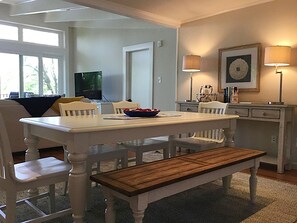 Dining - Calming Waterfront Home With Dock on Lake Wequaquet with Beach Pass (Barnstable)