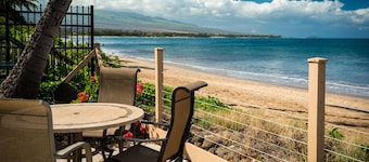 On the Beach!     Popular Unit A6,  Gorgeous Remodel.     An Ideal Location. 