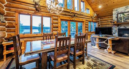 Custom Waterfront täynnä hirsitalo valtion lupa