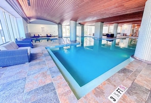 Indoor pool, a heated pool