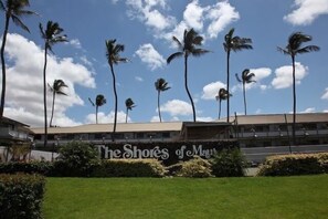 Property grounds - Shores of Maui - Ocean View- Top Floor Unit--Spacious! AC & WiFi (Kihei)