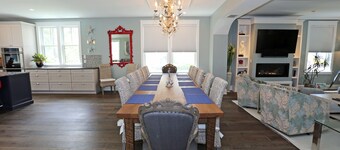 Ny Pool; Lyxig 7 sovrum, 8. 5 bad hemma; Gå till stranden