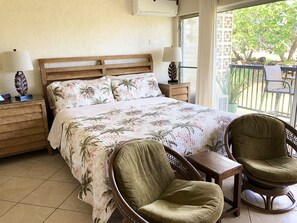 Iron/ironing board, WiFi, bed sheets - Ocean-View Studio, Steps to Beaches, in Sunny Poipu (Koloa)
