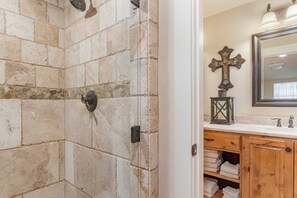 Shower, towels