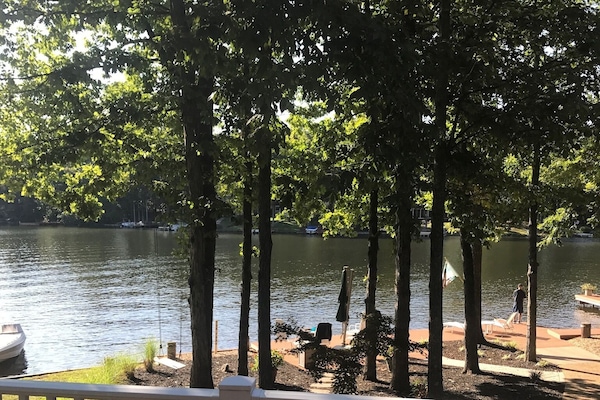 View of the dock from the upper deck