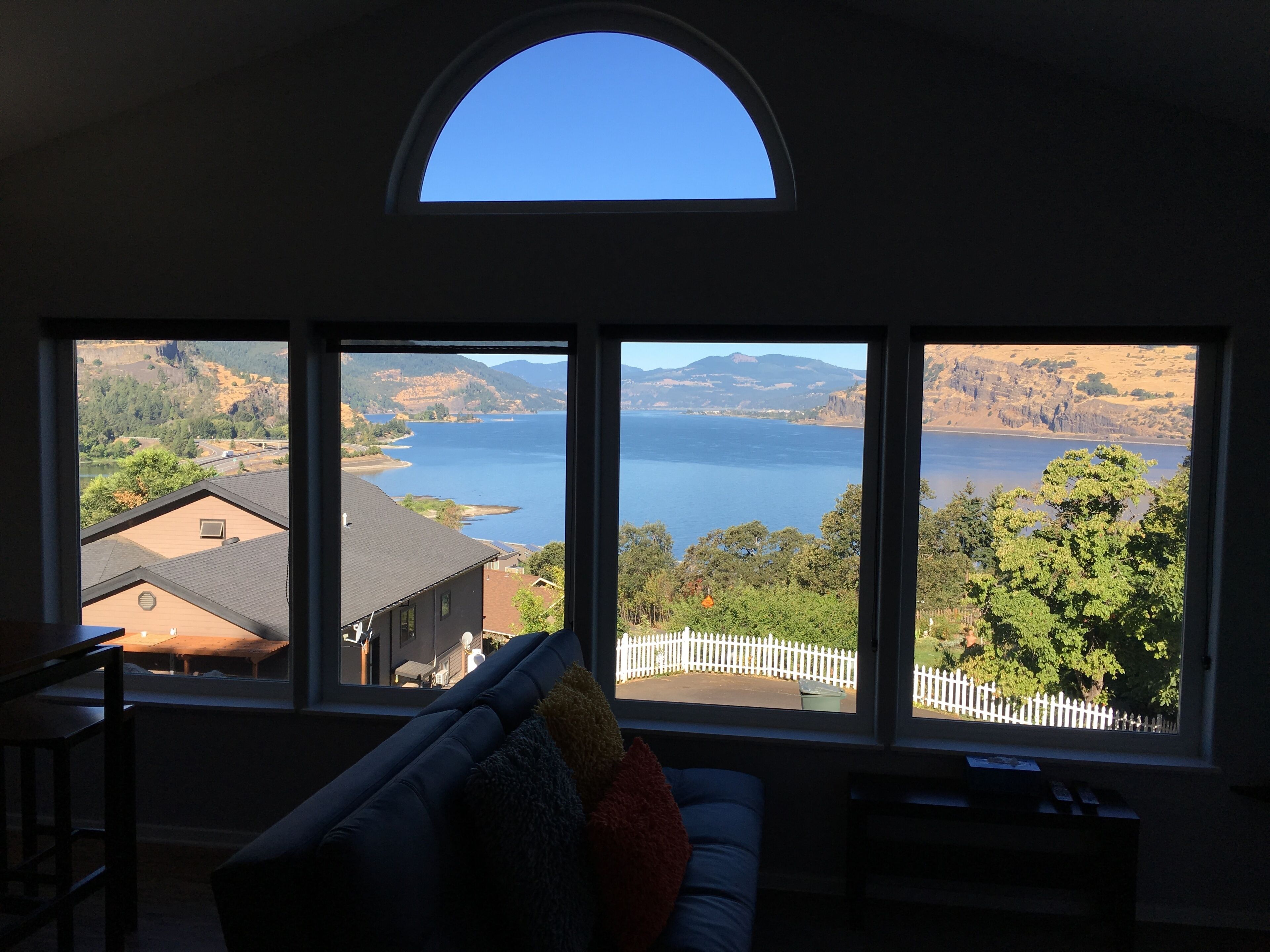 View from "The Nest", our guest house (avail to rent separately)