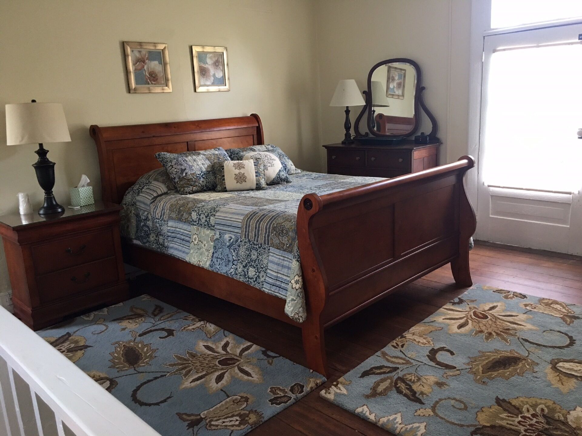 Beautiful 1815 cottage with solid beams, slate floor and two fireplaces.  
