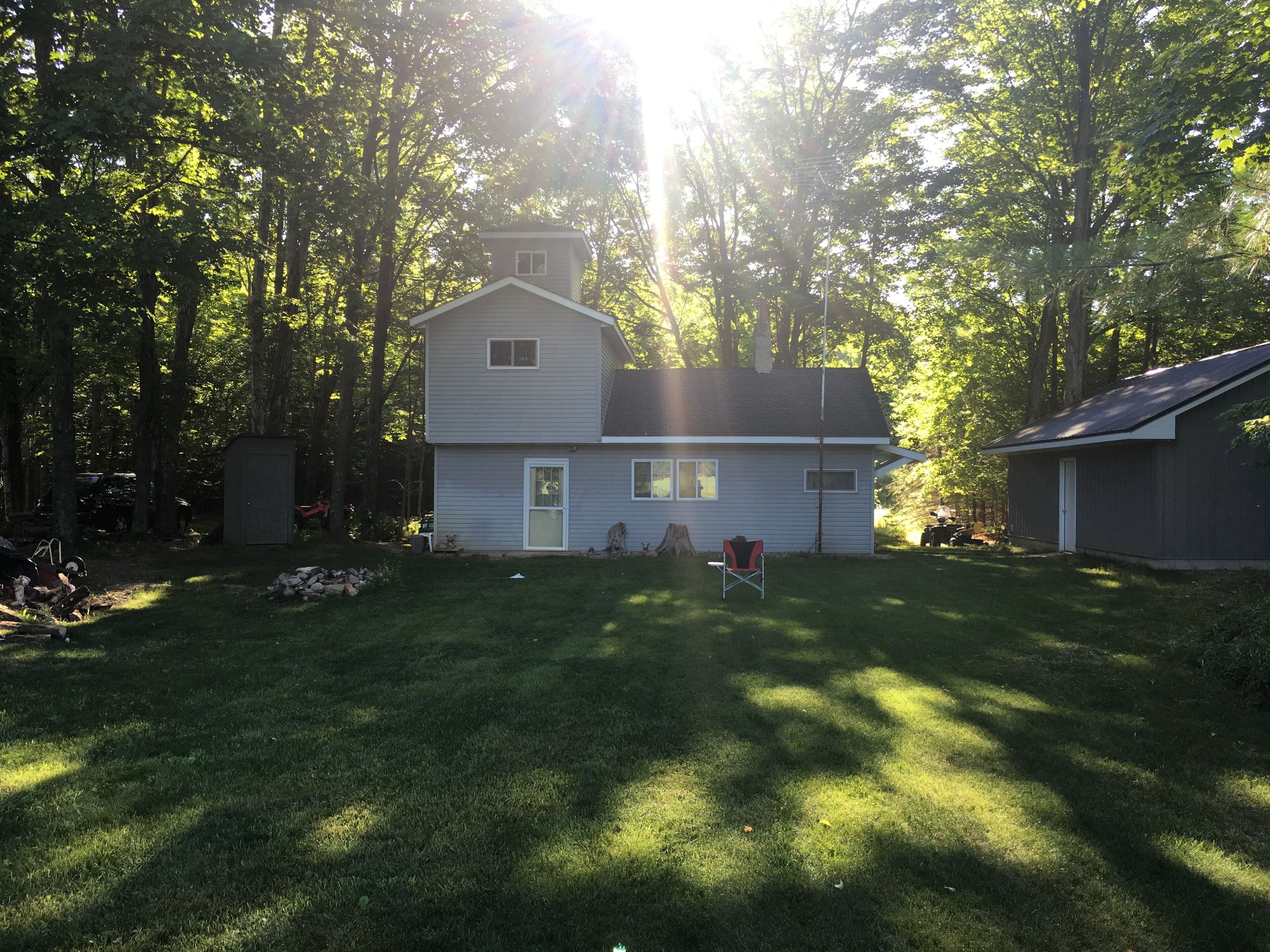 Quiet Northwoods Camp Near ATV trails and 1,000's of Acres of State Hunting Land