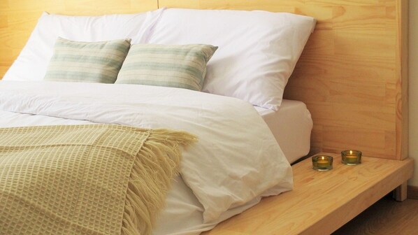 1 室のベッドルーム、WiFi (無料)、ベッドシーツ