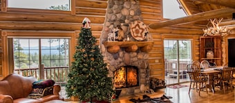 Luxury Log Home with Hot Tub on 7+ Acres Featured In Log Home Digest. Sleeps 10