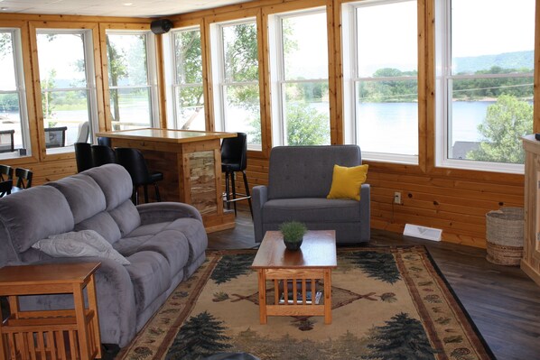 Smart TV, video games, DVD player, table football