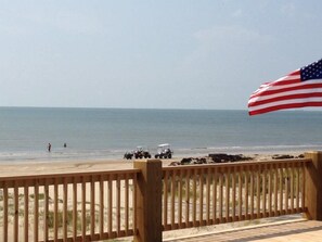 On the beach