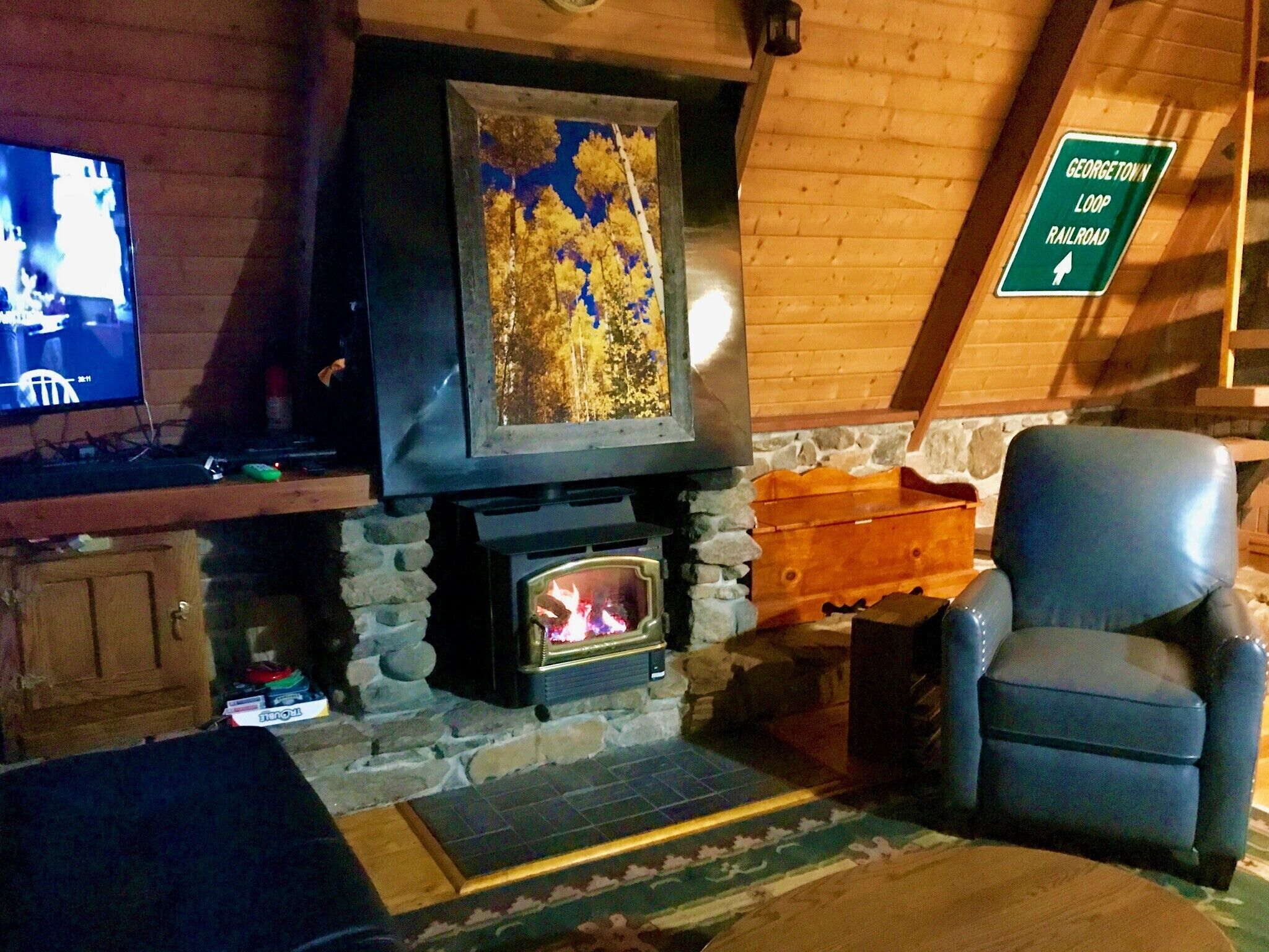 Rail Stop Cabin In Historic Georgetown Loop Railroad Area
